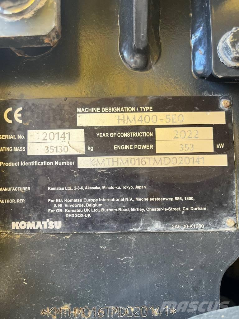 Komatsu HM400-5E0 Zglobni damperi
