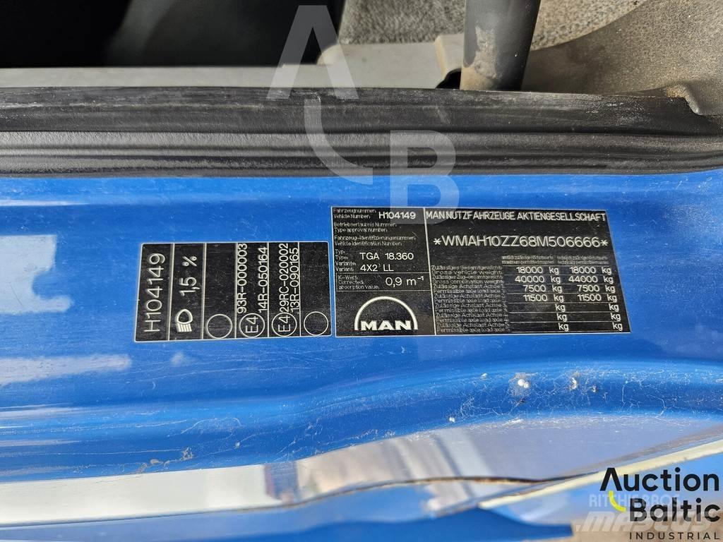 MAN TGA18.360 Sanduk kamioni