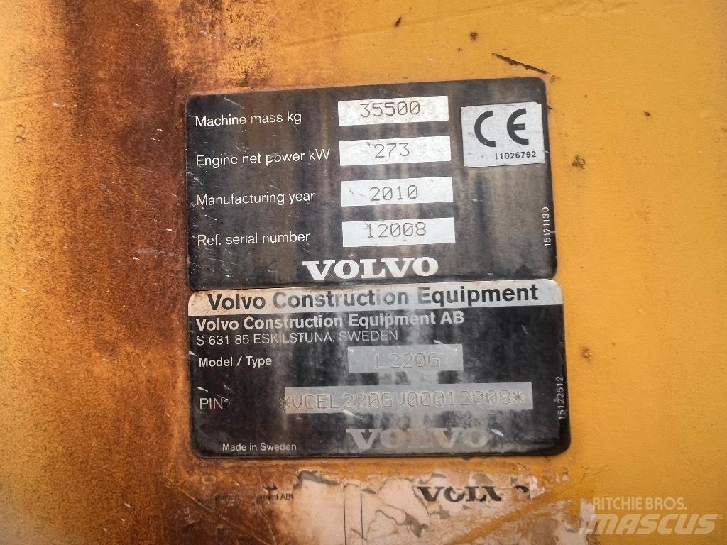 Volvo L 220 G Utovarivači na točkove