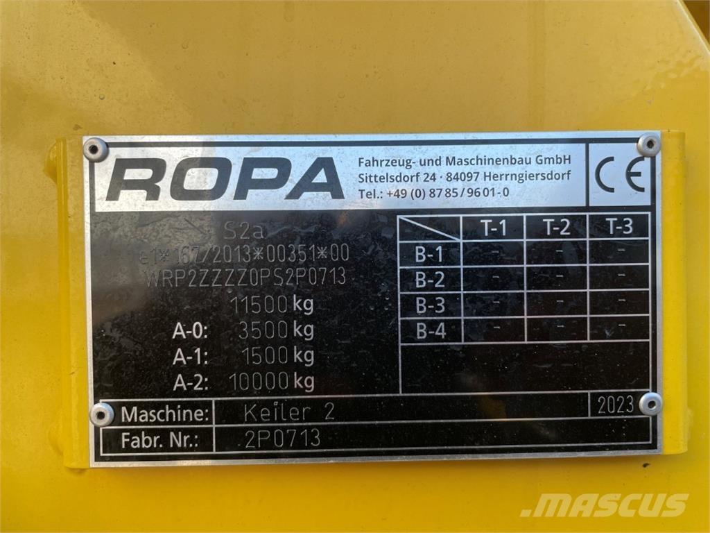 Ropa KEILER 2 Kombajni i kopači za krompir