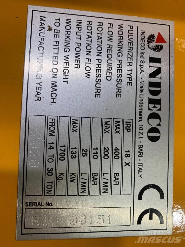 Indeco IRP 18X Drobilice za građevinarstvo