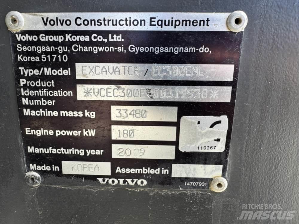 Volvo EC300ENL Bageri guseničari