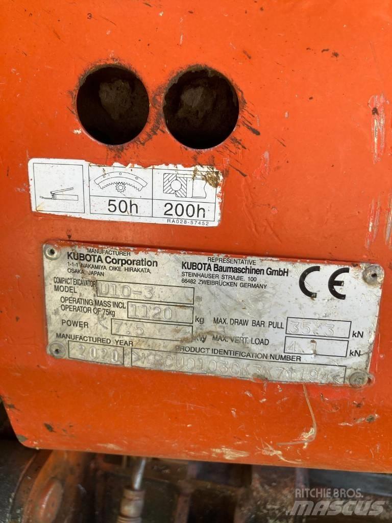 Kubota U 10-3 Mini bageri < 7t