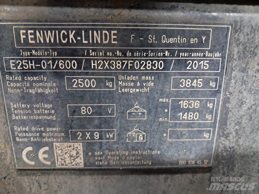 Linde E25H-01/600 Električni viljuškari
