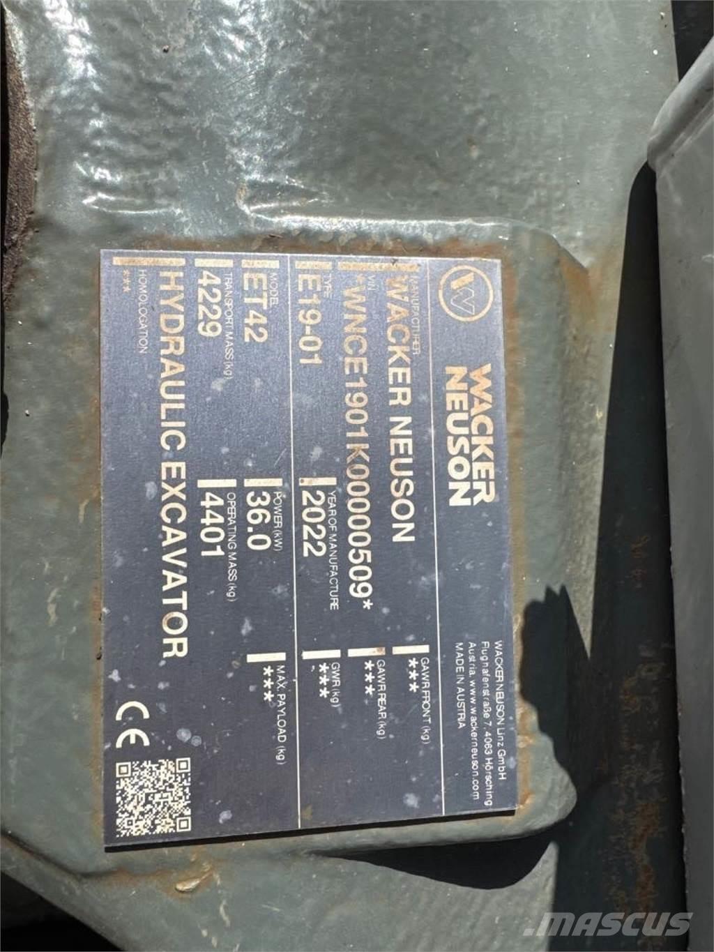 Wacker Neuson ET42 Bageri guseničari
