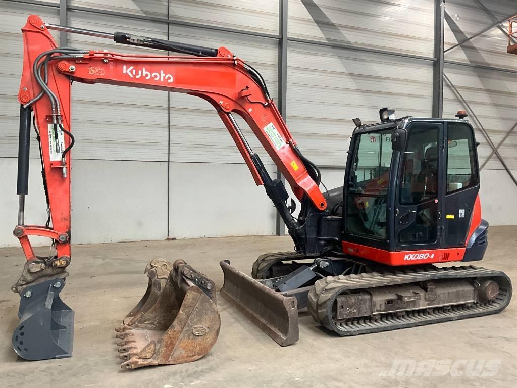 Kubota KX 080-4 Midi bageri 7t – 12t