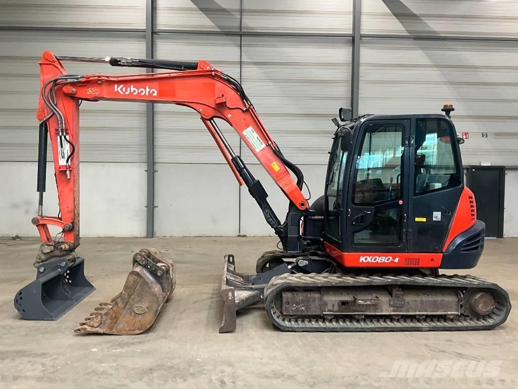 Kubota KX 080-4 Midi bageri 7t – 12t
