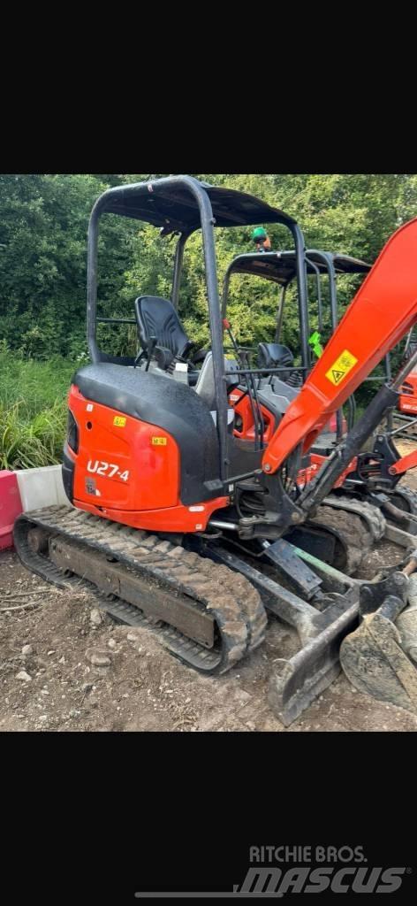 Kubota U 27-4 Mini bageri < 7t