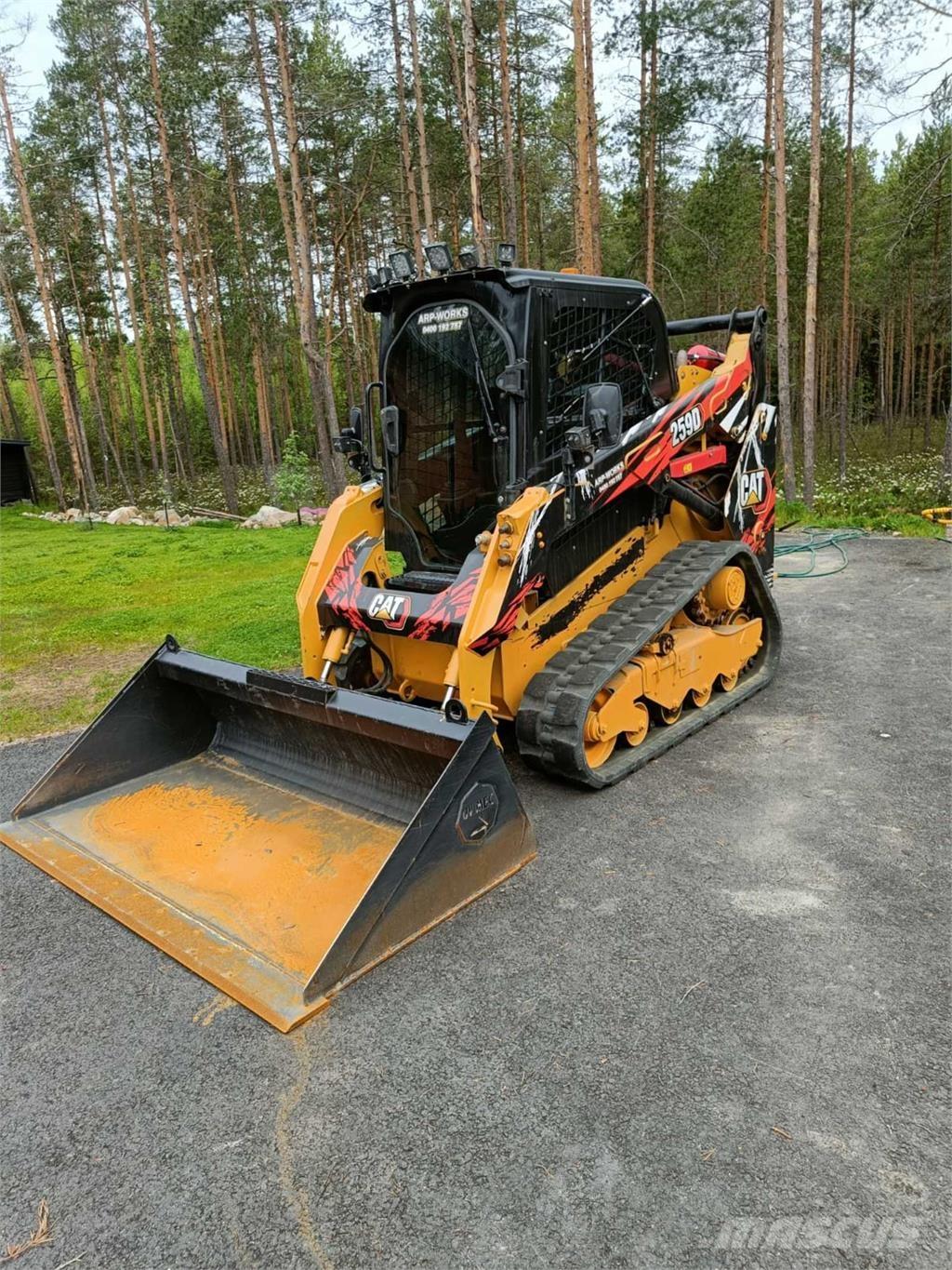 CAT 259D Skid steer mini utovarivači