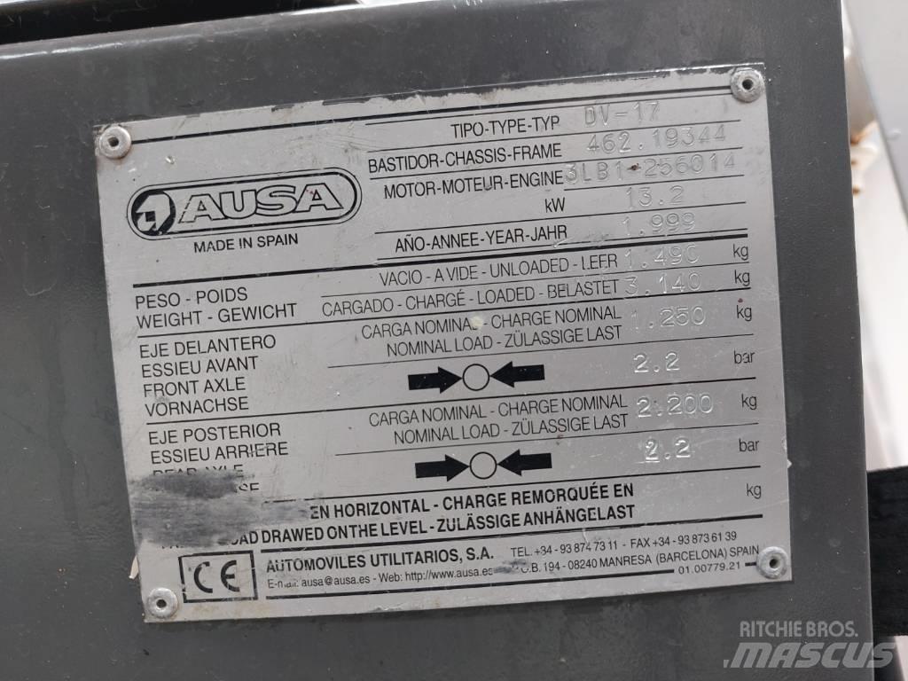 Ausa DV 17 Damperi za gradilište