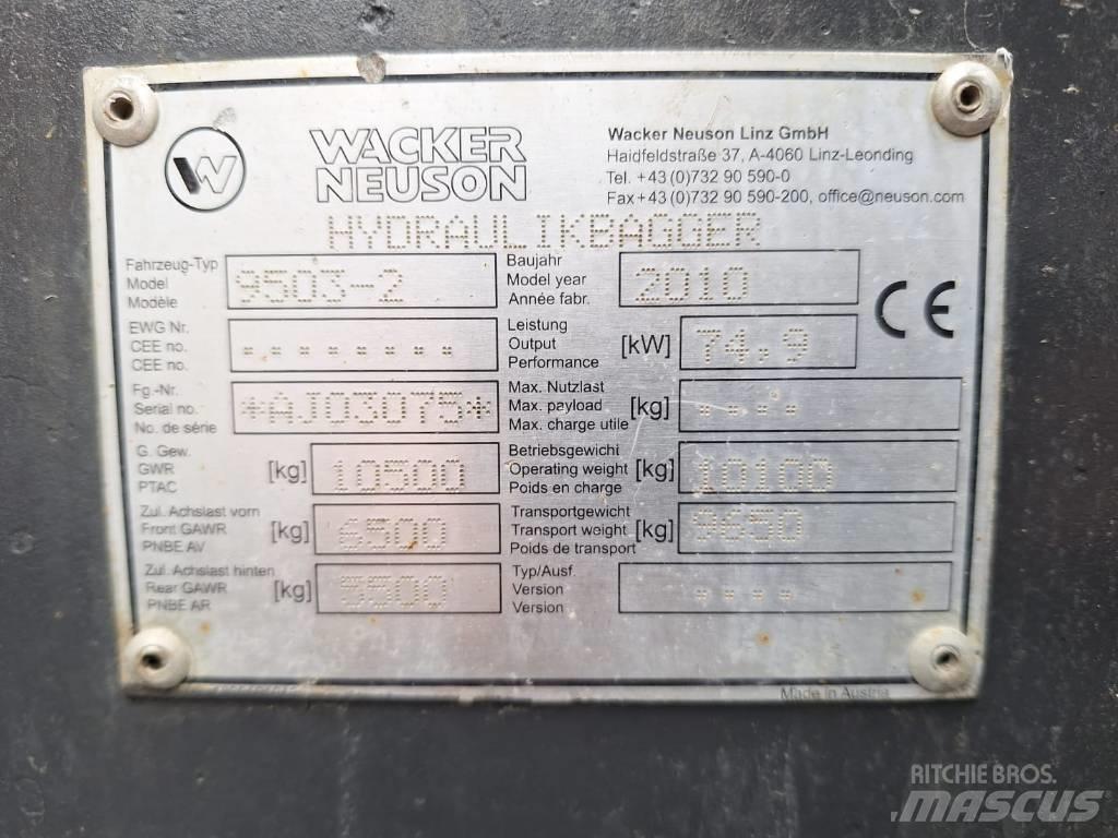 Wacker Neuson 9503-2 Bageri točkaši