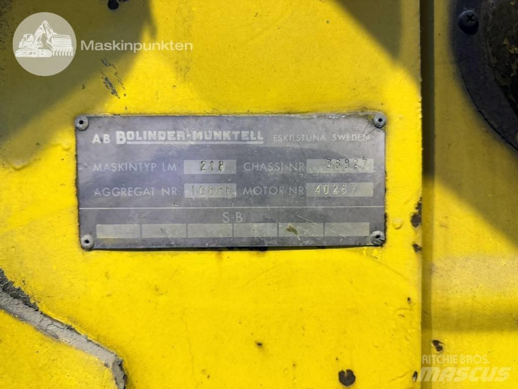 Volvo BM 218 Utovarivači na točkove