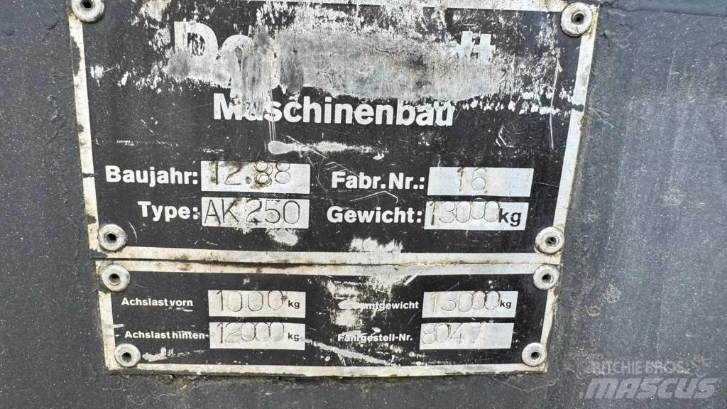 Doppstadt AK 250 Mašine za uništavanje otpada