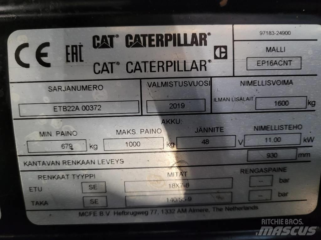 CAT EP16ACNT " OULU " Električni viljuškari