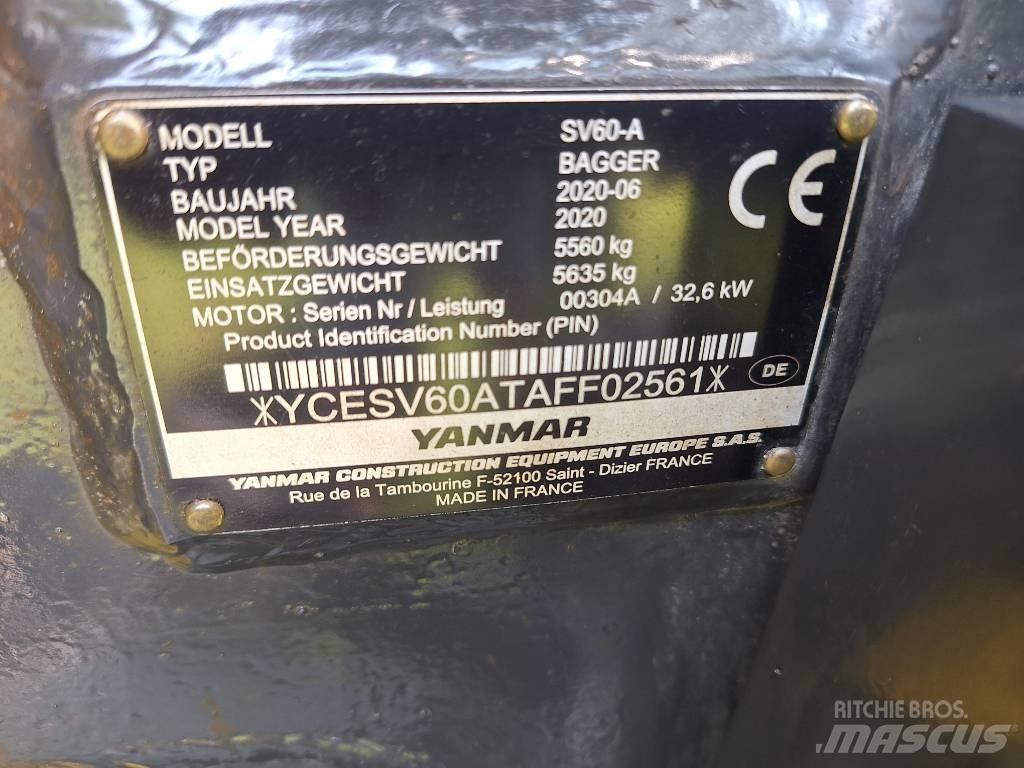 Yanmar SV 60 Mini bageri < 7t