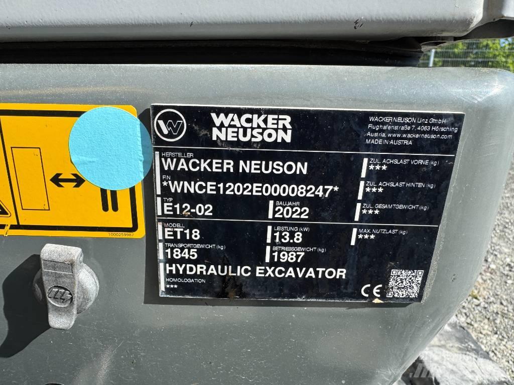 Wacker Neuson ET18 Bageri guseničari