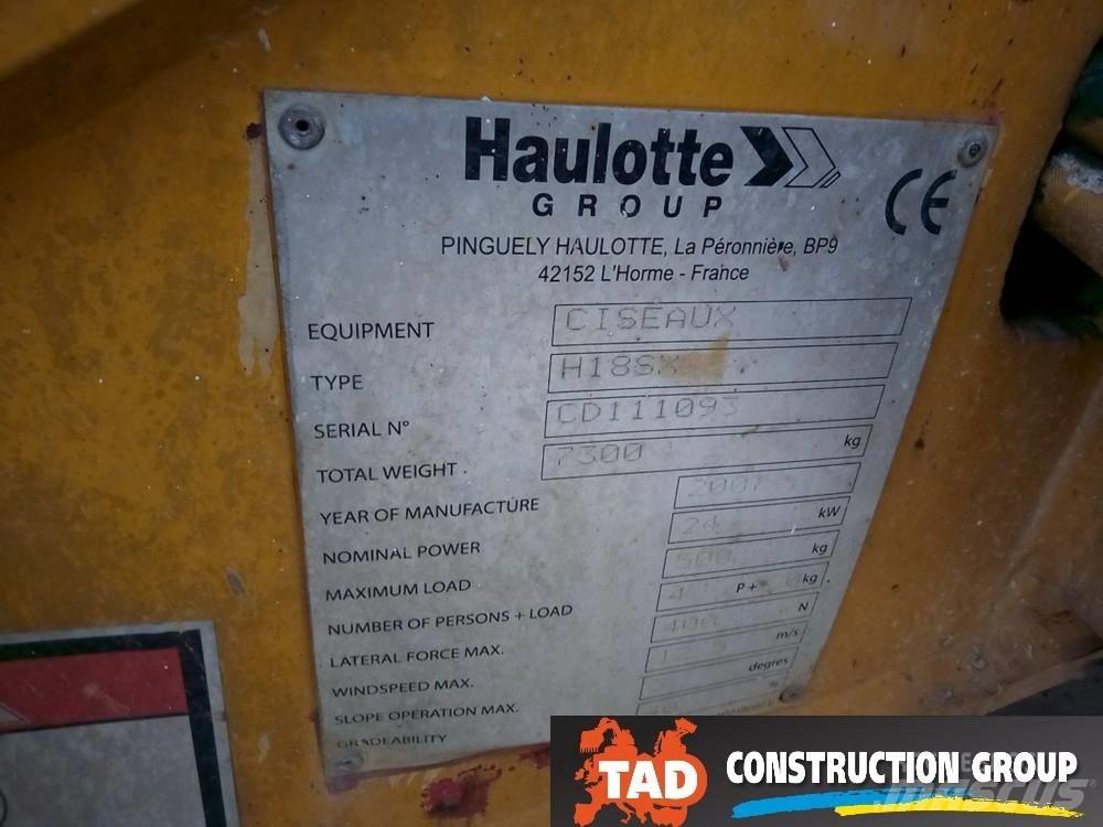 Haulotte H 18 SX Makazaste platforme