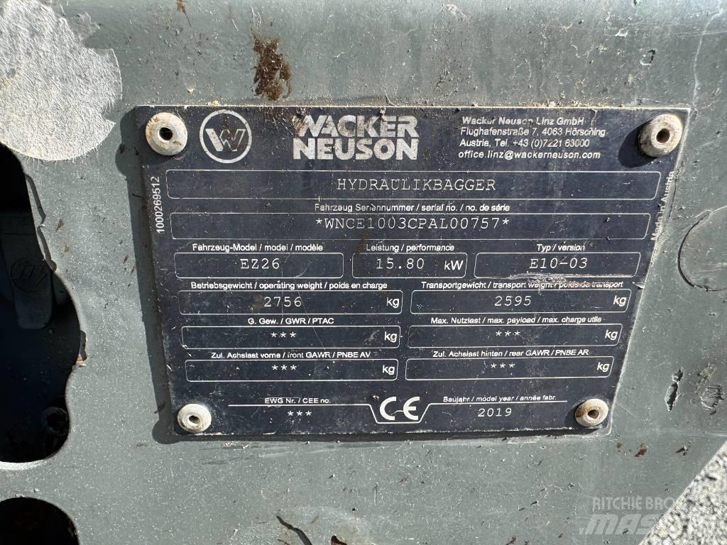 Wacker Neuson EZ26 Bageri guseničari