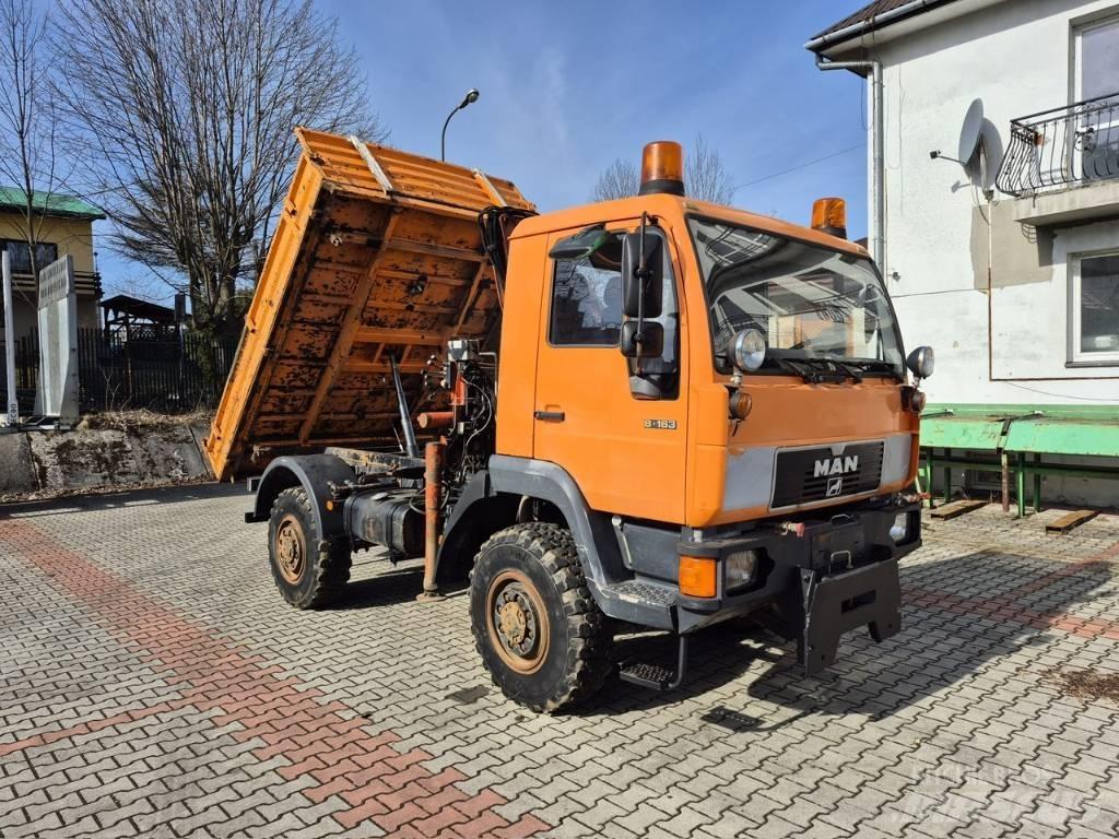 MAN 8 163 Wywrotka Kiperi kamioni