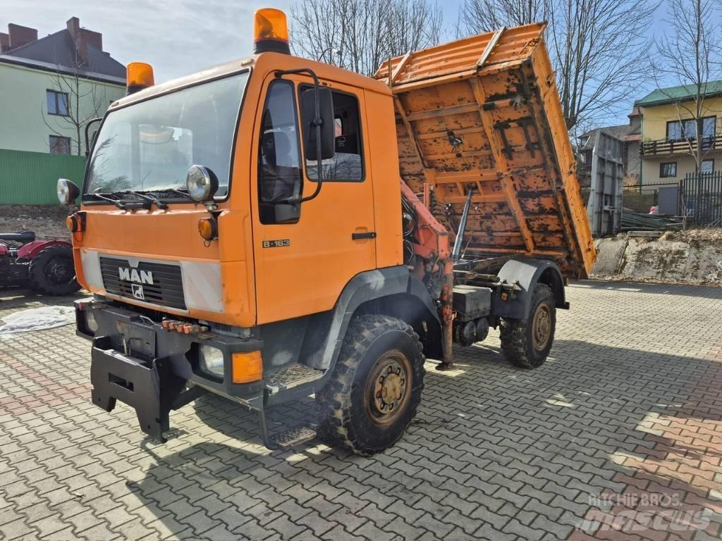 MAN 8 163 Wywrotka Kiperi kamioni