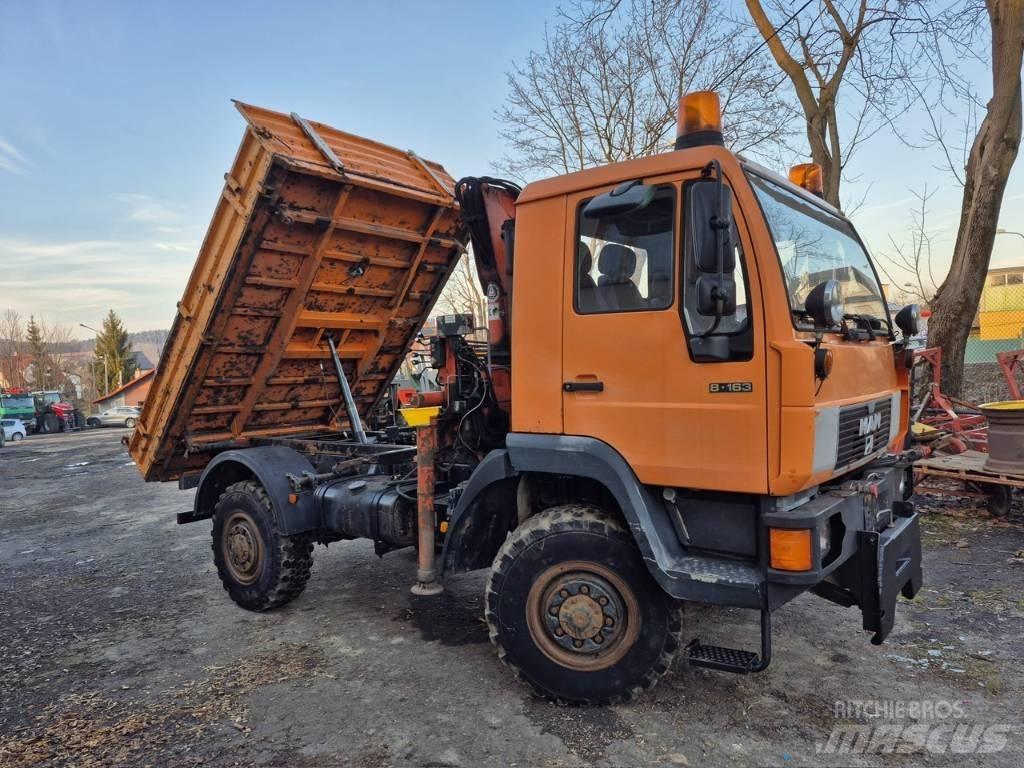 MAN 8 163 Wywrotka Kiperi kamioni