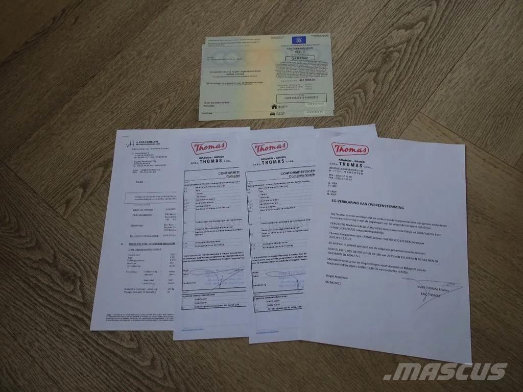 Thomas 150NW Vučne prikolice se podiznom košarom