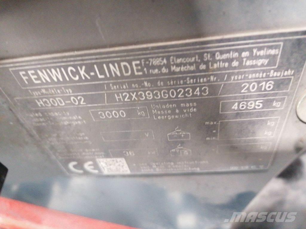 Linde H30D-02 Dizelski viljuškari
