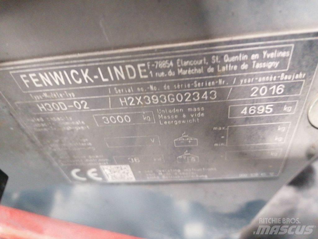 Linde H30D-02 Dizelski viljuškari