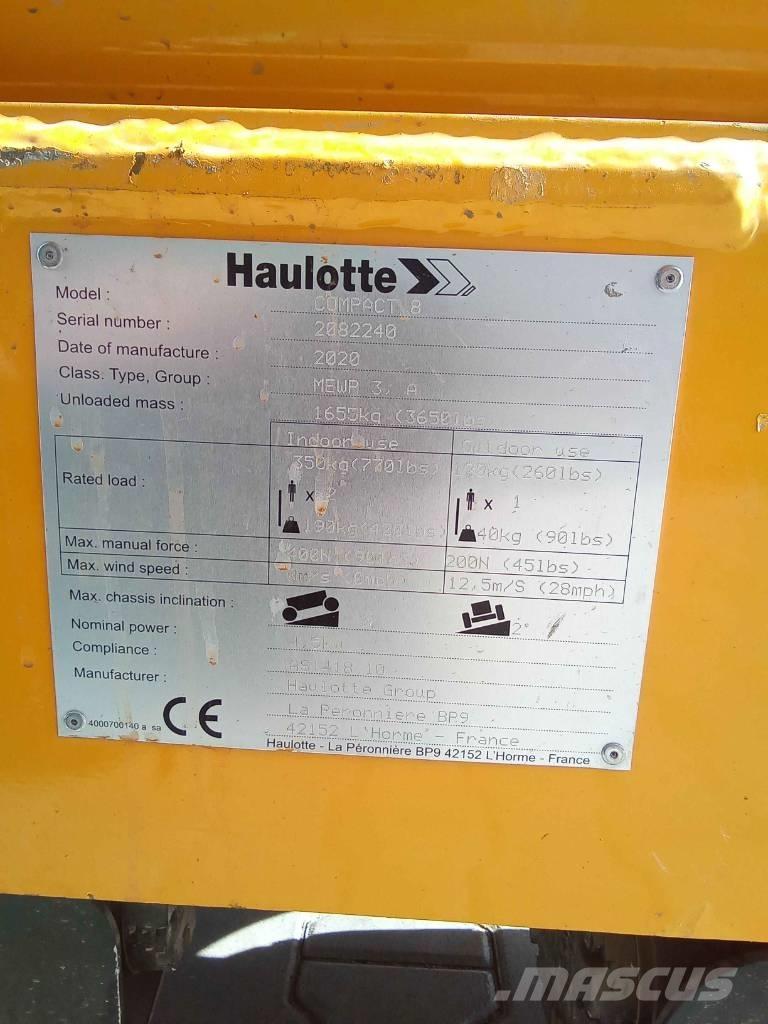 Haulotte Compact 8 Makazaste platforme