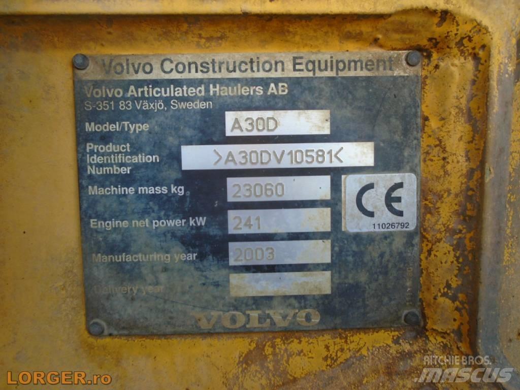 Volvo A 30 D Zglobni damperi