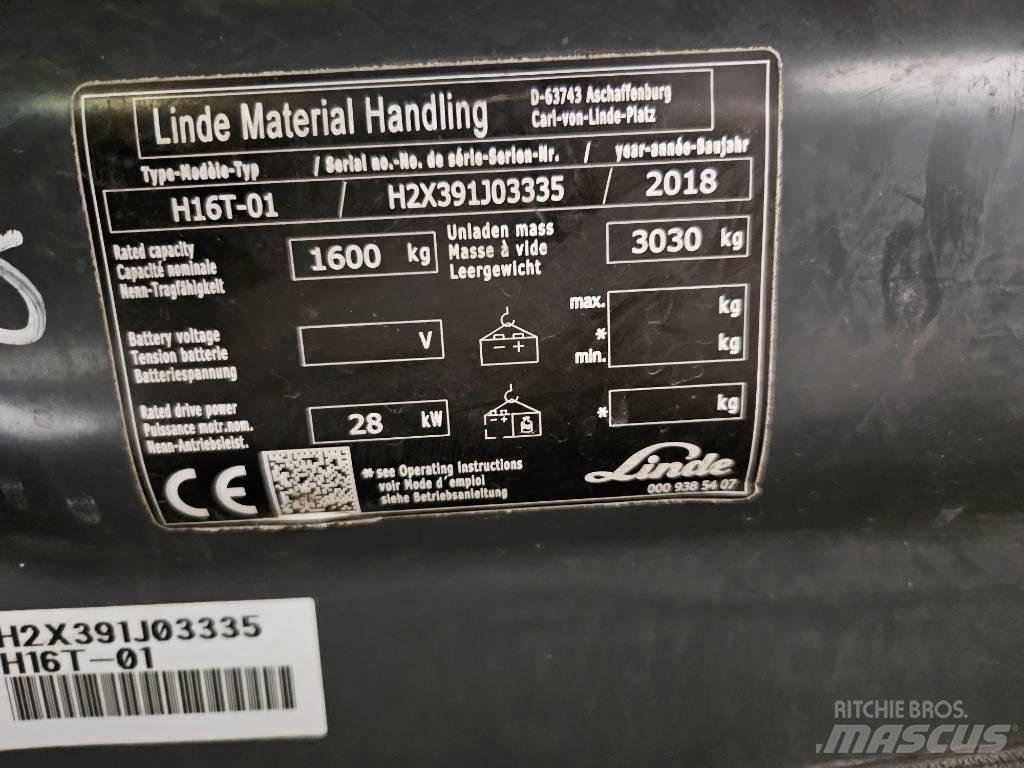 Linde H16T Plinski viljuškari