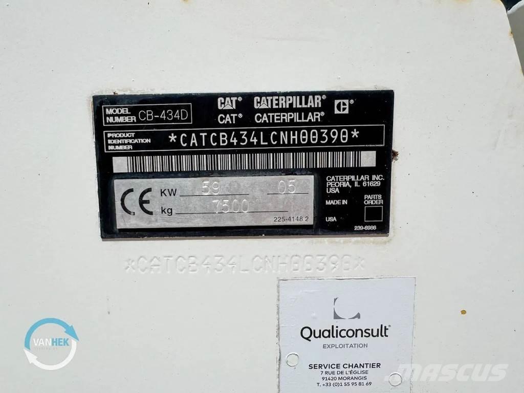 CAT CB434D Valjci sa duplim bubnjem