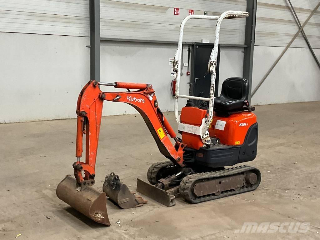 Kubota K 008-3 Mini bageri < 7t