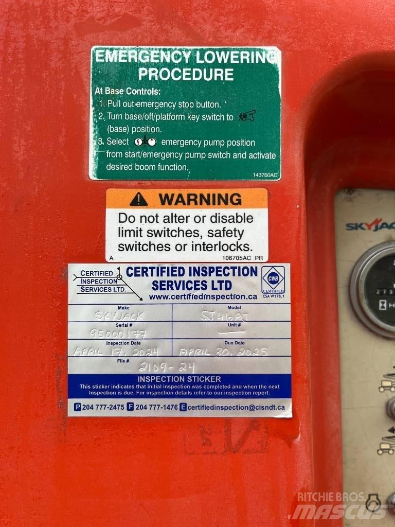SkyJack SJ 46 AJ Zglobne podizne platforme