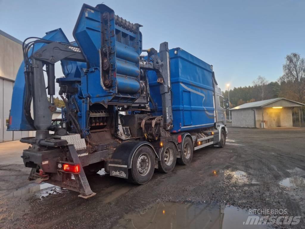 Scania R 580 LB Drobilice drva / čiperi
