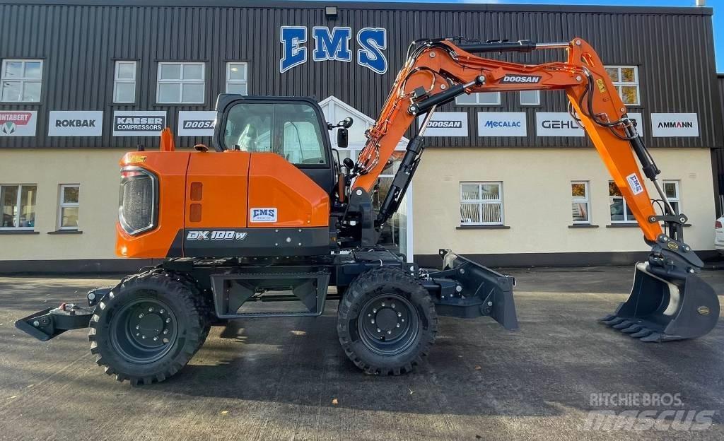 Doosan DX100W-7 Bageri točkaši