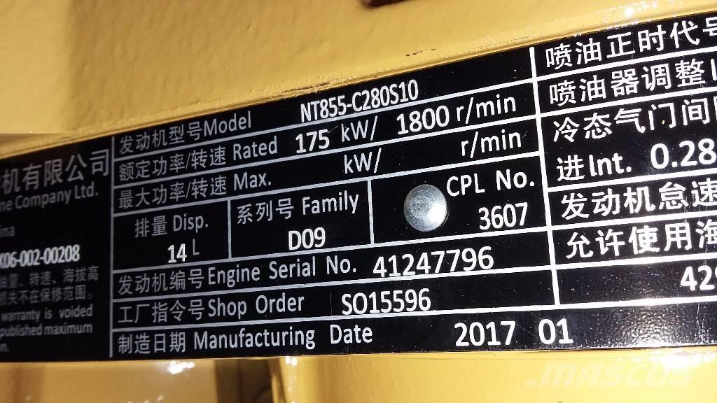 Cummins NTA855-C280 Motori za građevinarstvo