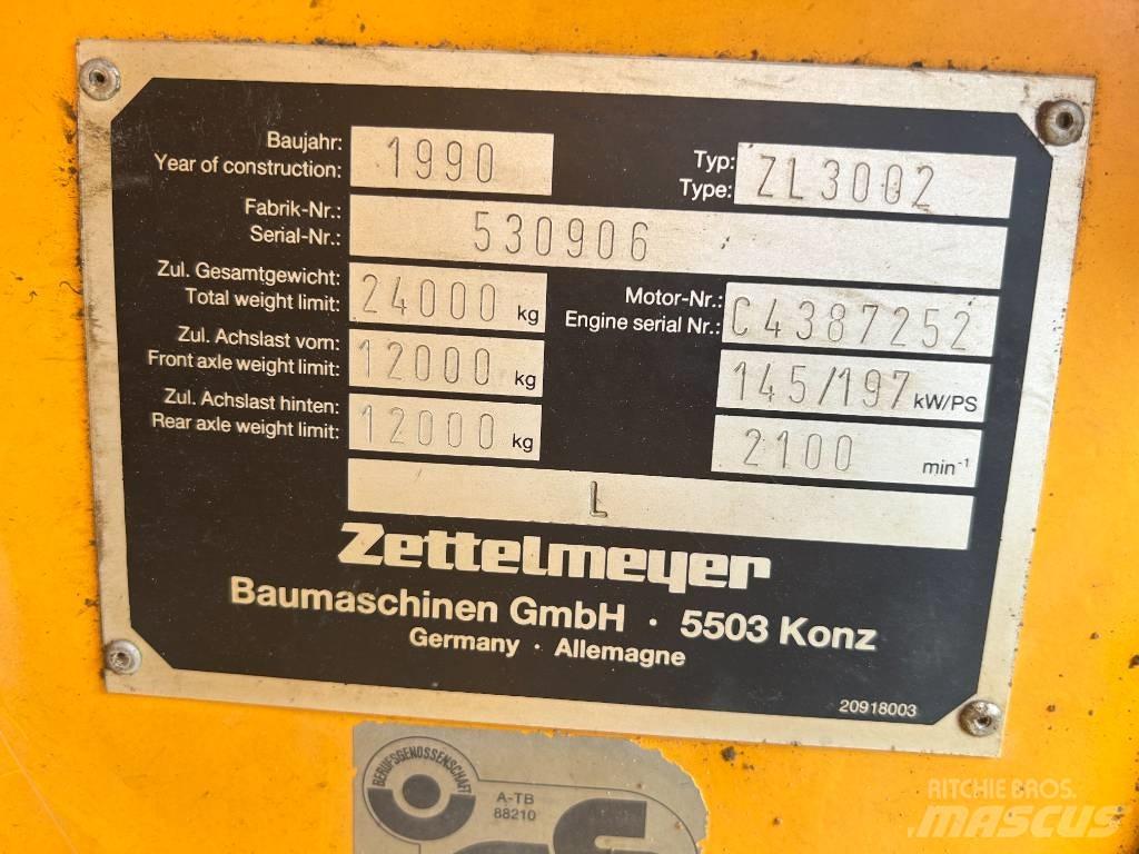 Zettelmeyer ZL 3002 Utovarivači na točkove