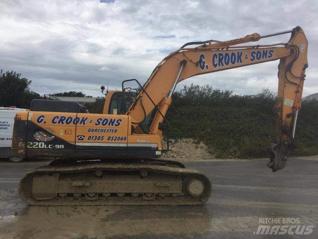 Hyundai Robex 220 LC Bageri guseničari