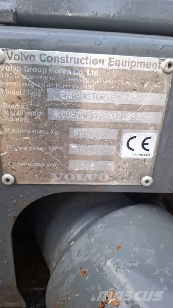 Volvo ECR88D Midi bageri 7t – 12t