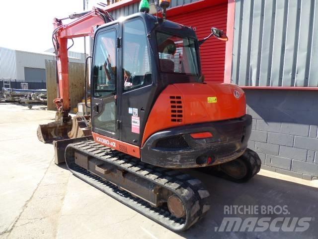 Kubota KX 080-4 Midi bageri 7t – 12t