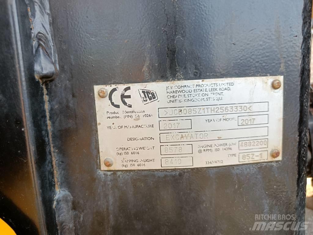 JCB 85Z-1 ECO Midi bageri 7t – 12t