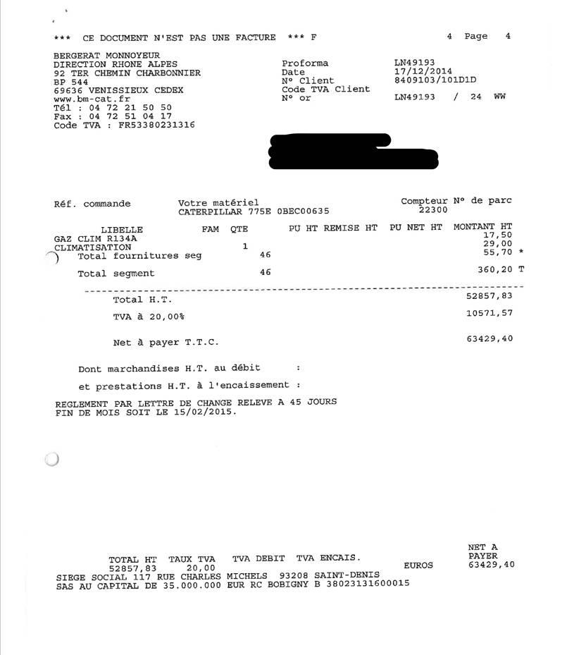 CAT 775 E Kruti damperi