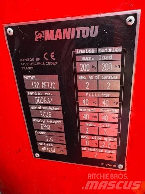 Manitou 120 AET JC Zglobne podizne platforme