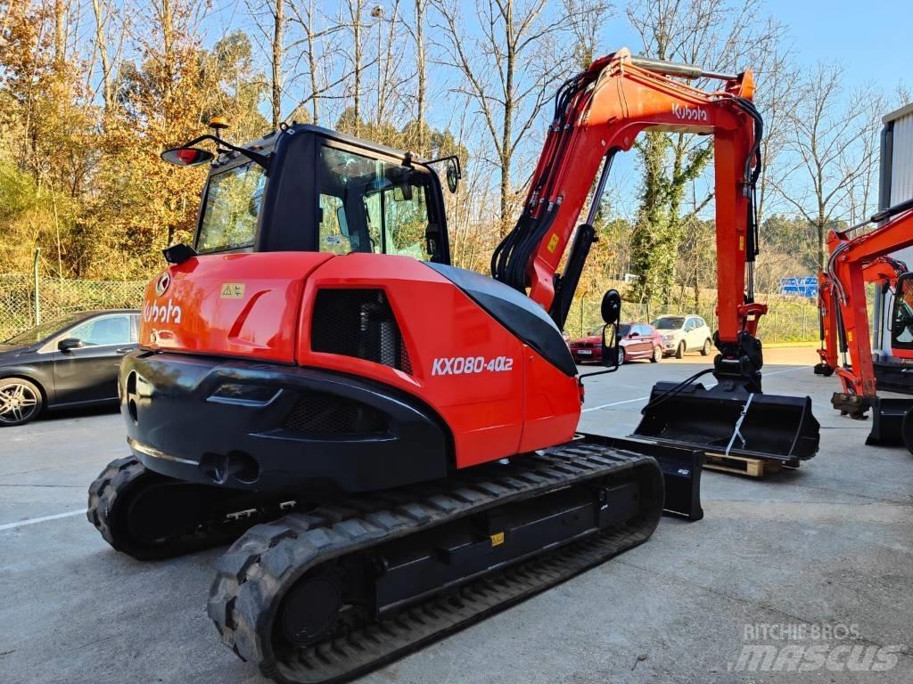 Kubota KX080-4a2 Midi bageri 7t – 12t