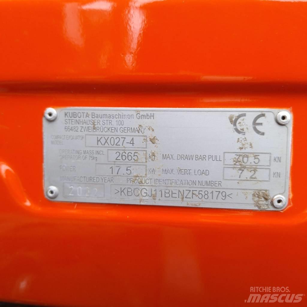 Kubota KX 027 Mini bageri < 7t