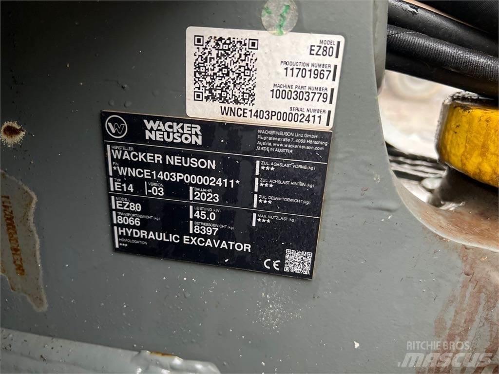 Wacker Neuson EZ80 Bageri guseničari