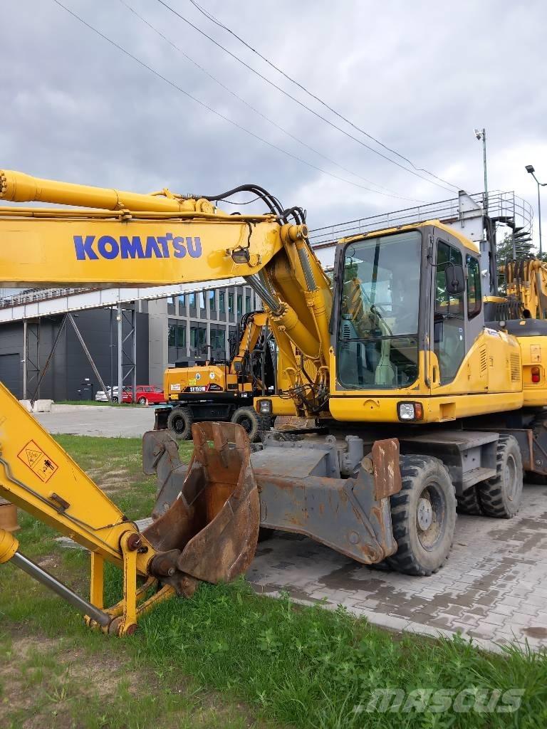 Komatsu PW 180-7EO Bageri točkaši