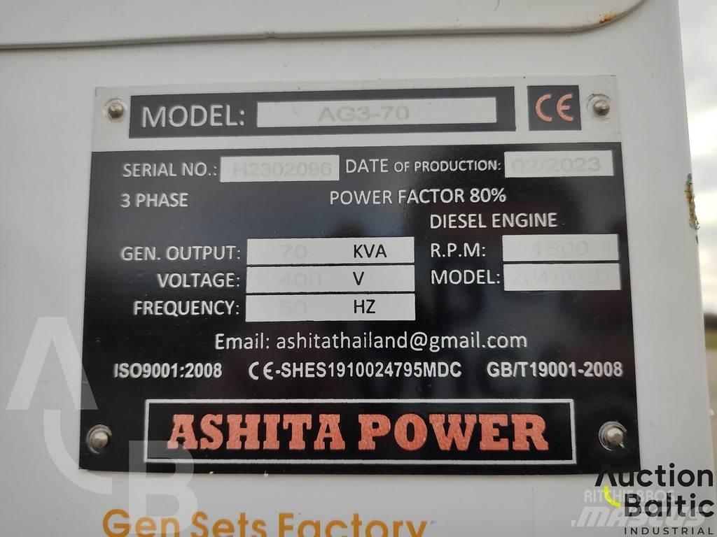 Ashita AG3-70 Dizel generatori