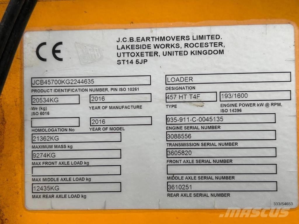 JCB 457 HT Utovarivači na točkove